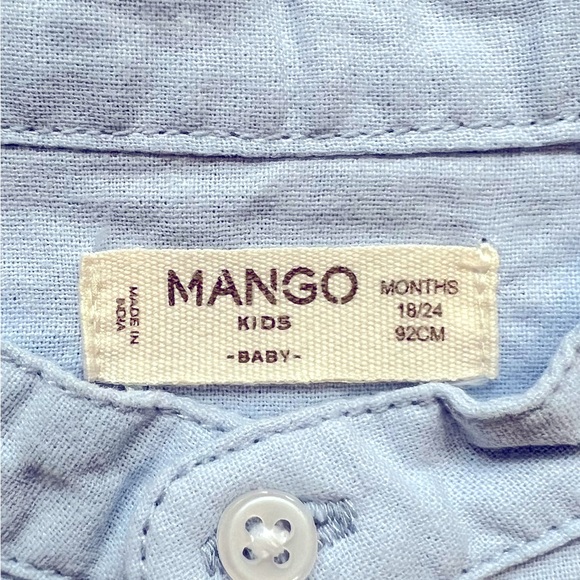 Mango kids long sleeve shirt size 18-24m - Picture 4 of 5